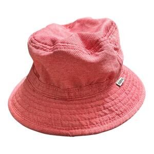 Broner Kid's UPF 50+ Solid Bucket Hat with Chin Cord, Pink Beach Hat Summer hat​